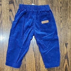 OshKosh VINTAGE B'gosh Cobalt Blue Corduroy Elastic Waist Kids Pants SIZE 2T